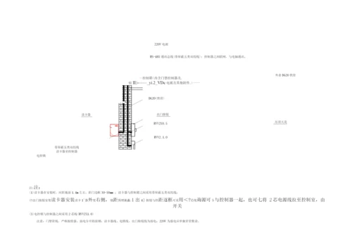 门禁系统施工方案(1).docx