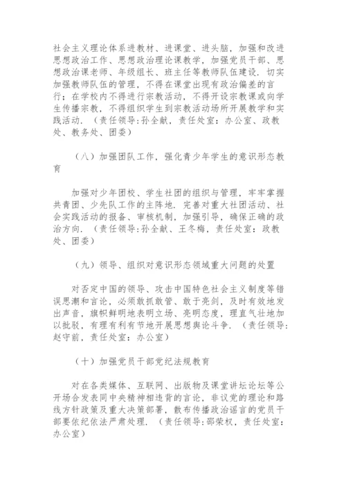 学校意识形态工作责任制实施办法方案.docx