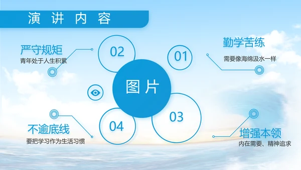 中国海警工作汇报动态PPT