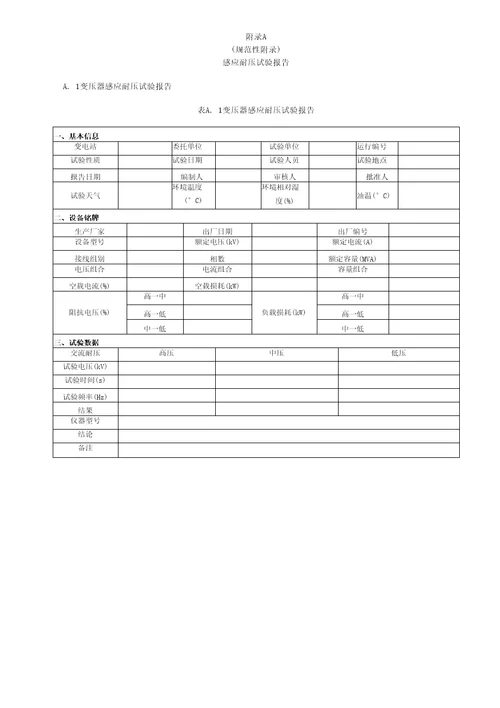 国家电网公司变电检测通用管理规定第20分册感应耐压试验细则