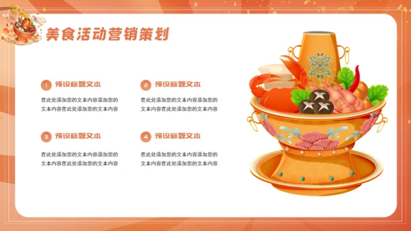 国潮风餐饮行业火锅美食宣传通用PPT模版