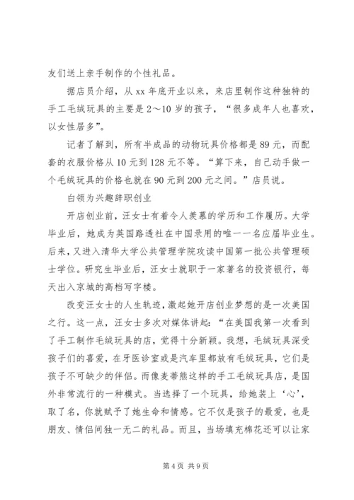 手工玩具店创业计划书.docx