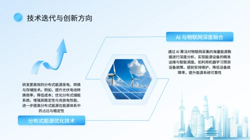 蓝色科技风智慧能源系统落地汇报PPT