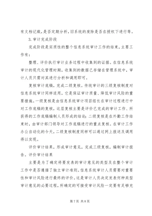 信息系统审计重点.docx