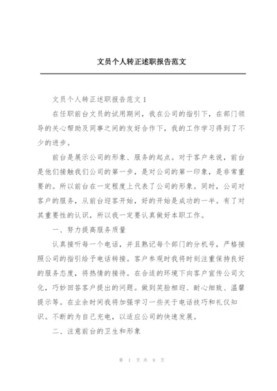 文员个人转正述职报告范文.docx