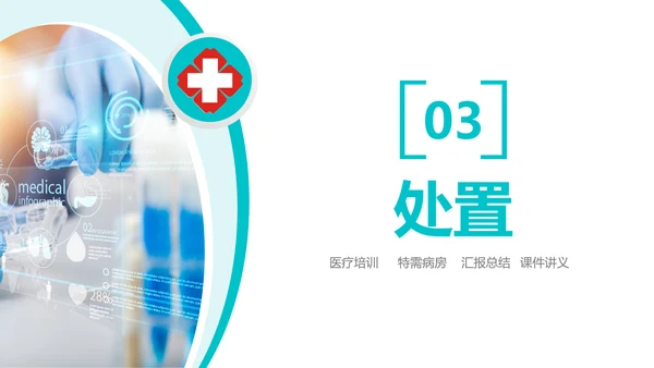 绿色简约可视图表跌倒品管圈PPT品管圈医疗质量管理品管圈