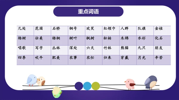 统编版语文二年级上册识字 第二单元（复习课件）