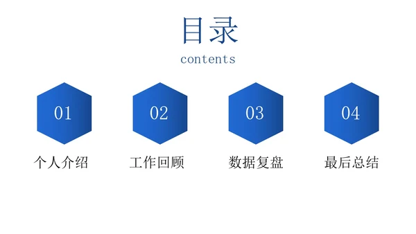 30页商务总结汇报通用目录PPT模板