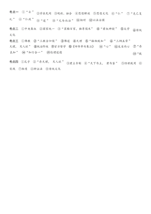 高中历史必修三 (时空观念构架+知识框架).docx