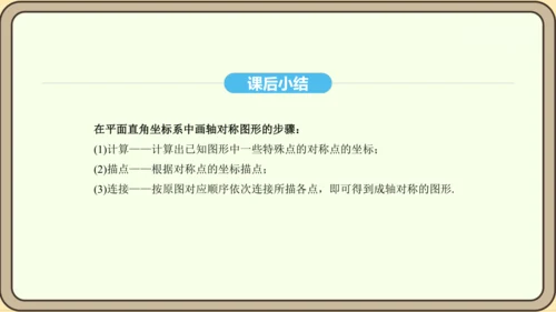 人教版数学八年级上册13.2.2 用坐标表示轴对称课件（共18张PPT）