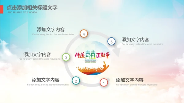 团委共青团社区青年志愿者PPT模板