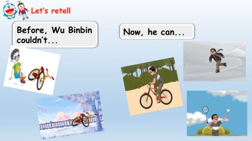 Unit 4 Then and now B Let's learn课件