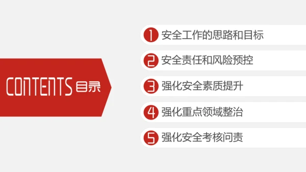 企业安全生产工作思路汇报总结PPT模板
