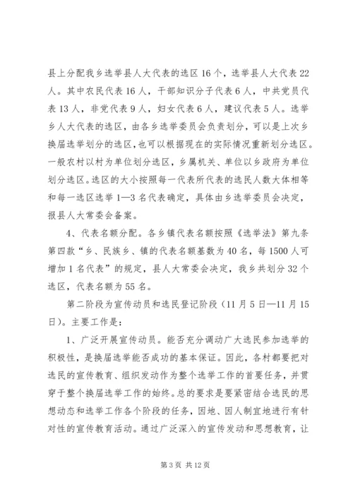 关于做好市县镇三级人民代表大会换届选举工作的意见(通过版).docx