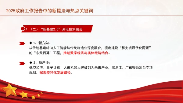 2025年全国两会政府工作报告中的新提法与热点关键词ppt
