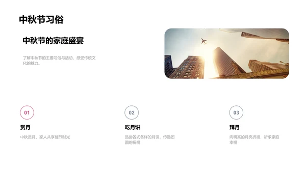 社区中秋活动解析PPT模板