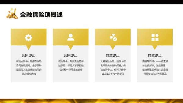 金融保险证券投资银行知识培训通用PPT模板