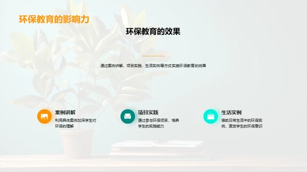 环保意识与课堂融合