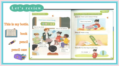 一年级英语上学期 Unit 4 Ready for school Lesson 6 课件