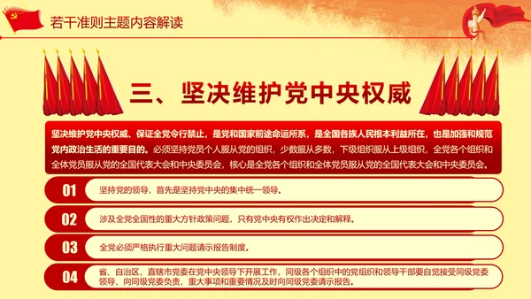 关于新形势下党内政治生活准则PPT