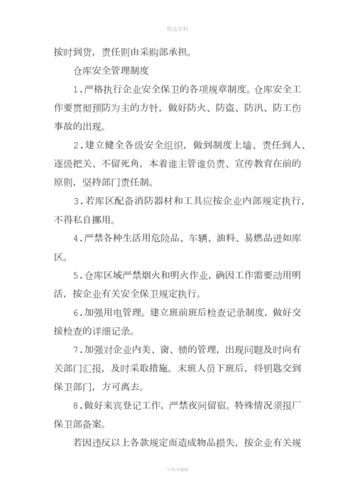 XX年仓库安全管理制度.docx