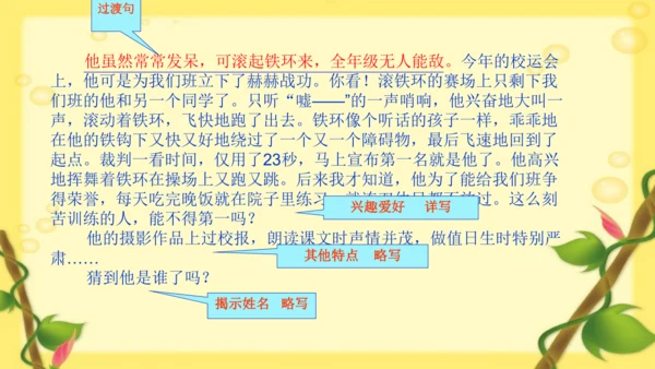 【同步课件】部编版语文三年级上册 习作一 猜猜他是谁   课件（2课时）