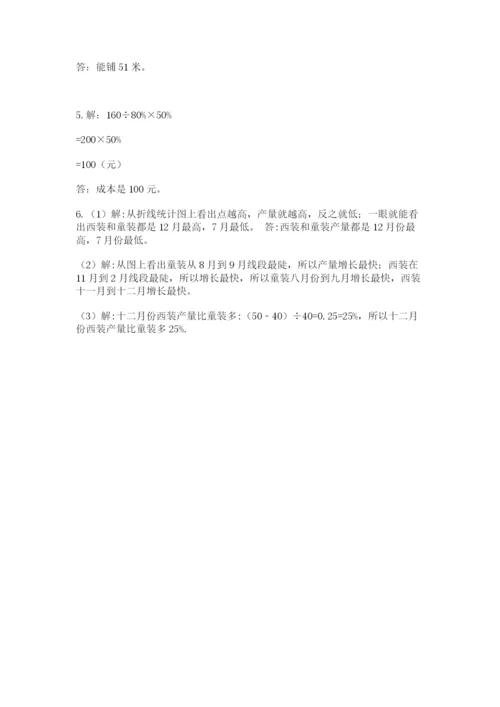 小学毕业班数学检测卷【必刷】.docx