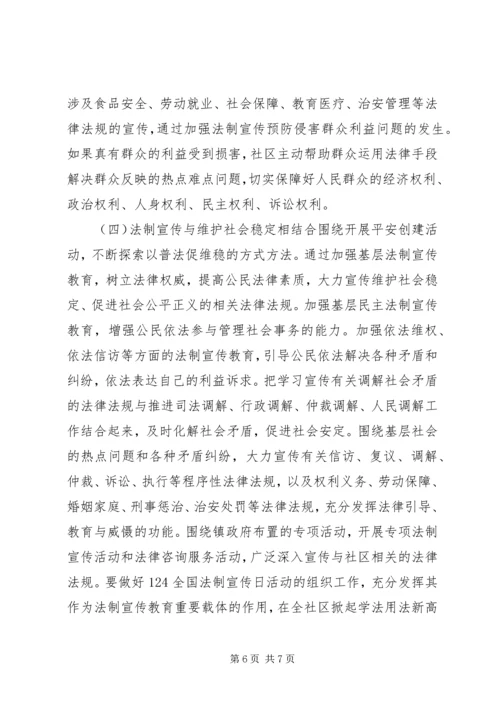 社区XX年度普法工作计划范文.docx