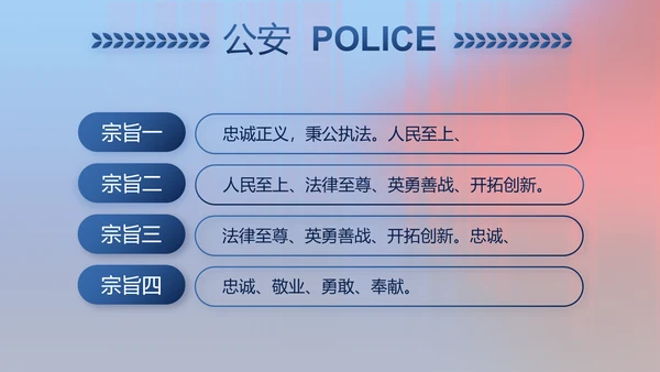 公安警察年终工作总结新年计划PPT