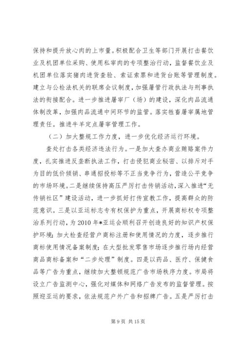 市工商行政管理工作计划.docx