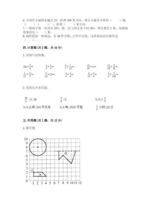 小学数学六年级上册期末卷附完整答案【典优】.docx