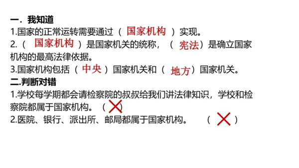 第五课 国家机构有哪些   课件