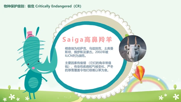 世界动物日小动物集合PPT模板