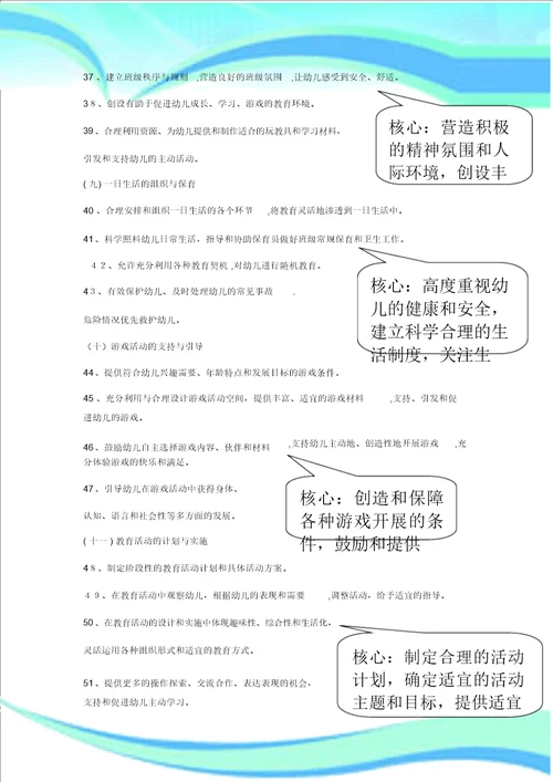 合格幼儿园教师的专业素养