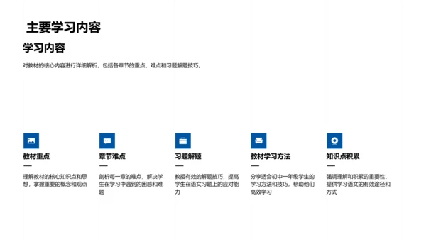 语文教材深度解析PPT模板