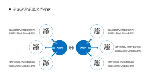 蓝色科技生物基因细胞DNA医疗医学PPT模板