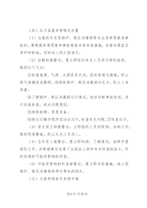 20XX年县人民医院安全生产事故应急处置预案.docx