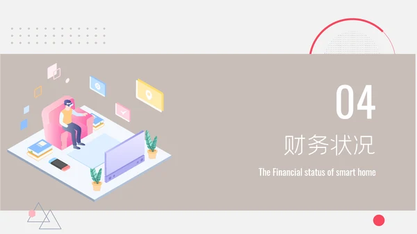 扁平智能家居可行性研究报告ppt模板