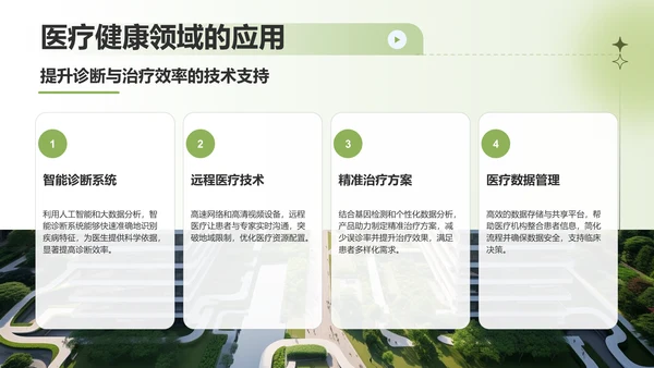 绿色渐变风通用行业产品发布会PPT模板