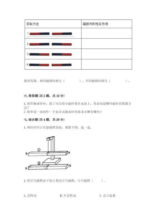 教科版二年级下册科学知识点期末测试卷附参考答案【b卷】.docx