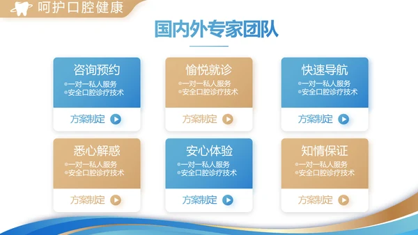 口腔牙科创业融资计划书动态PPT