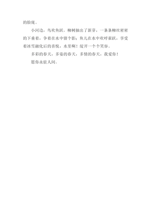 春天的画卷作文500字.docx