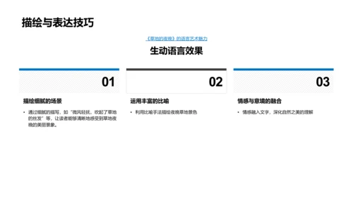 《草地的夜晚》教学解读PPT模板