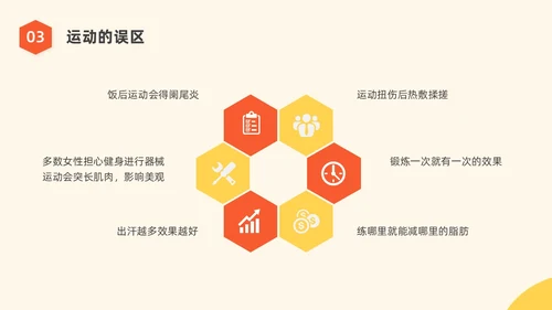 橙黄色水彩简约商务运动健身宣传PPT全民健身日