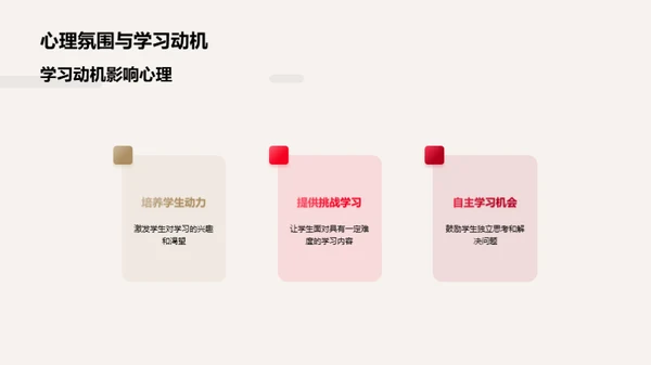 塑造积极的学习环境