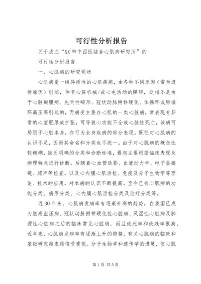 可行性分析报告 (2).docx