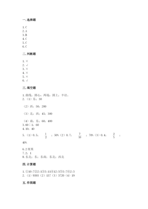 小学六年级数学上册期末考试卷及完整答案（必刷）.docx