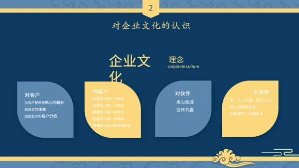 中式国潮风述职报告工作总结PPT模板