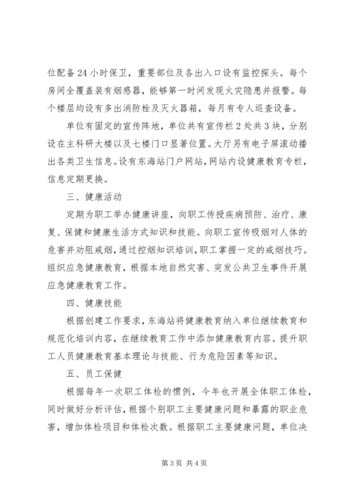 健康促进单位工作总结_1.docx