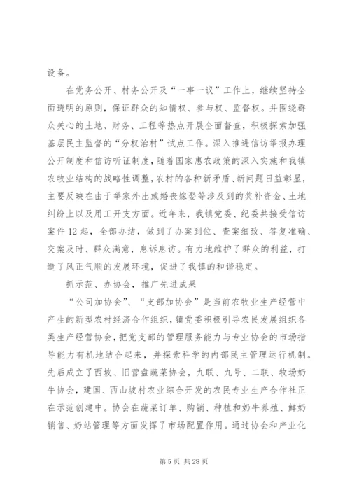 乡镇党委工作总结模板4篇.docx